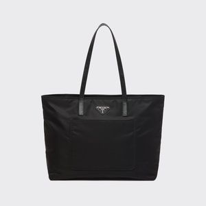 Prada Re-Nylon Tote Bag in Black